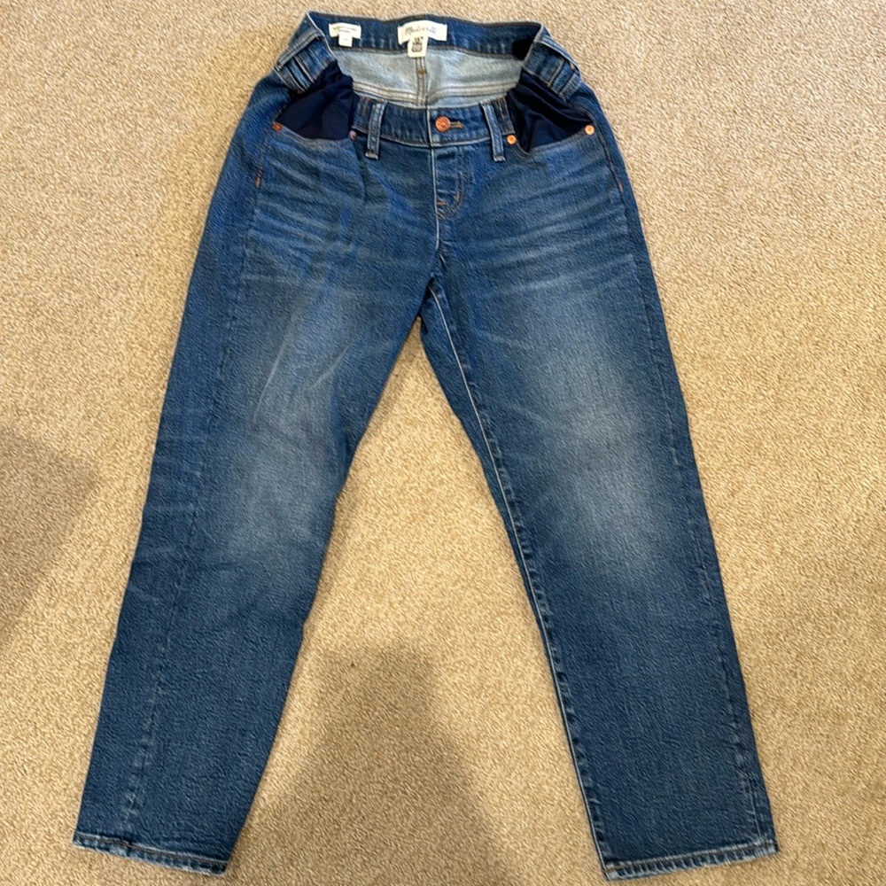 Madewell maternity classic jeans- new